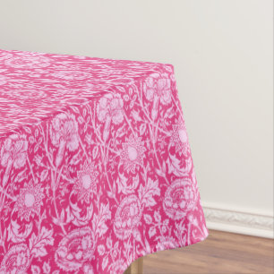 Toalha De Mesa Damasco do cravo de Nouveau da arte, rosa do