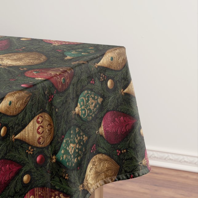 Toalha De Mesa Damasco Festivo  (Posição Original)