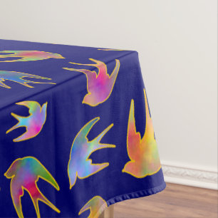 Toalha De Mesa Dançando com o Vento Meia-Noite
