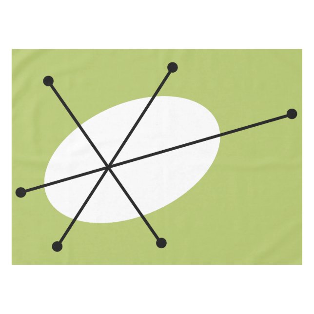 Toalha De Mesa Dazzle Green Tablecloth (Frente (Horizontal))