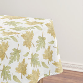 Toalha de mesa de Ação de Graças com folhas de out