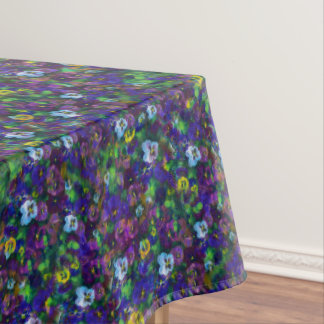 Toalha de mesa de algodão com Pensamentos [roxo] 6