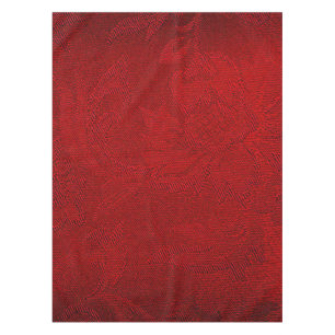 Toalha de Mesa de Algodão Damasco Vermelho