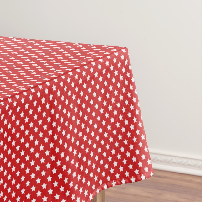 Toalha de Mesa de Algodão Estrelas Patrióticas (Posição Original)