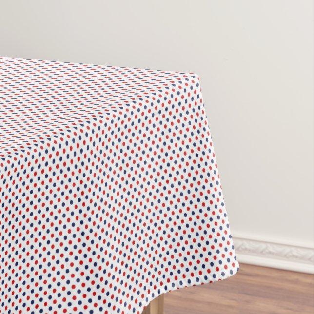Toalha de Mesa de Algodão Pontos Patrióticos (Posição Original)