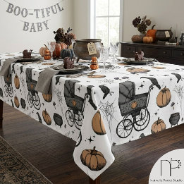 Toalha de Mesa de Bebê de Carroça Gótica de Hallow