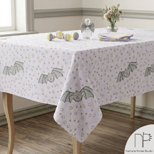 Toalha de Mesa de Halloween Fofo e Assustador de M