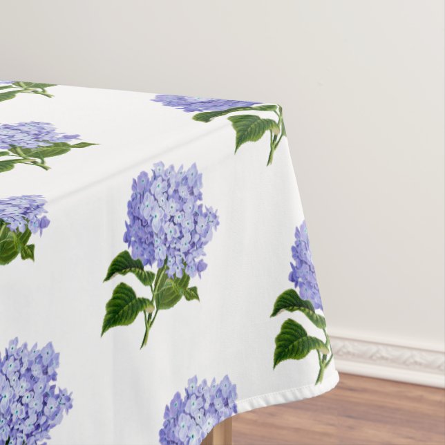Toalha de Mesa de Hortênsias Florais de Verão (Posição Original)