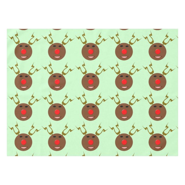 Toalha de mesa de Natal Cibernético para Rena (Frente (Horizontal))