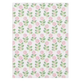 Toalha de mesa de Natal Pink Daisy e Holly Branco