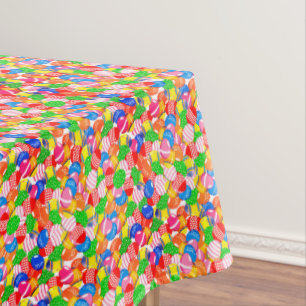 Toalha de Mesa de Páscoa com Ovos de Páscoa Colori