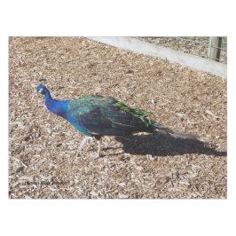 toalha de mesa de Pavão Azul Indiano