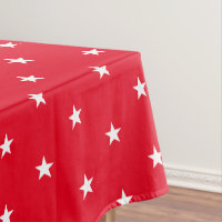 Toalha de mesa de tecido patriótico de 4 de julho