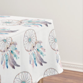 Toalha De Mesa Declive Boêmian Dreamcatcher de Flor em Água Cóta