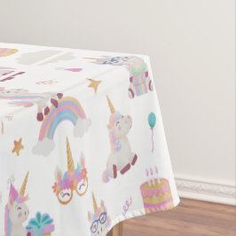 Toalha De Mesa Decorações de Festa de aniversário Unicórn