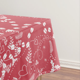 Toalha De Mesa Deer Tracks Pattern Cottage Hunting Lodge
