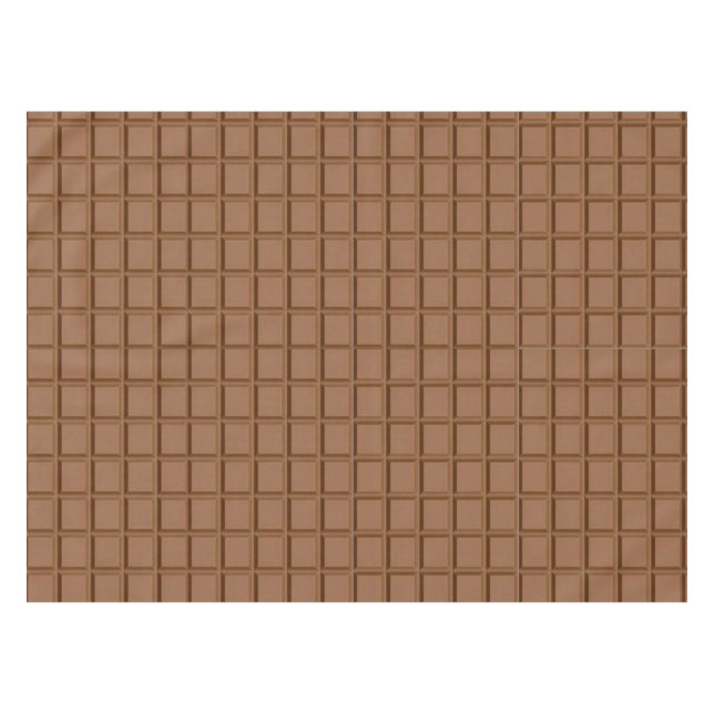 Toalha De Mesa Delícia de borda de chocolate (Frente (Horizontal))