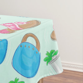 Toalha De Mesa Derby Mint Julep Bolsa Bermuda / Festa Feminina El