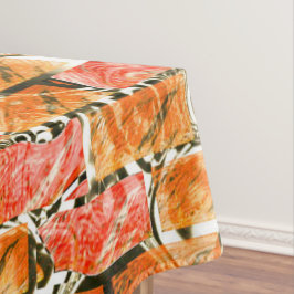 Toalha De Mesa Desenho em forma de tijolo com tons brilhantes