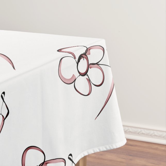 Toalha De Mesa desenho gracioso pequena flor (Posição Original)