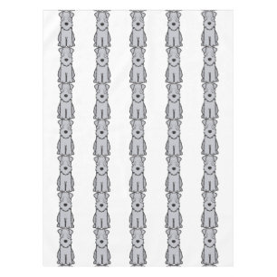 Toalha De Mesa Desenhos animados Wheaten brandamente revestidos