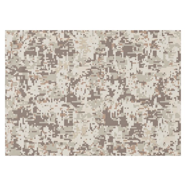 Toalha De Mesa Desert Style Digital Camouflels Decor (Frente (Horizontal))