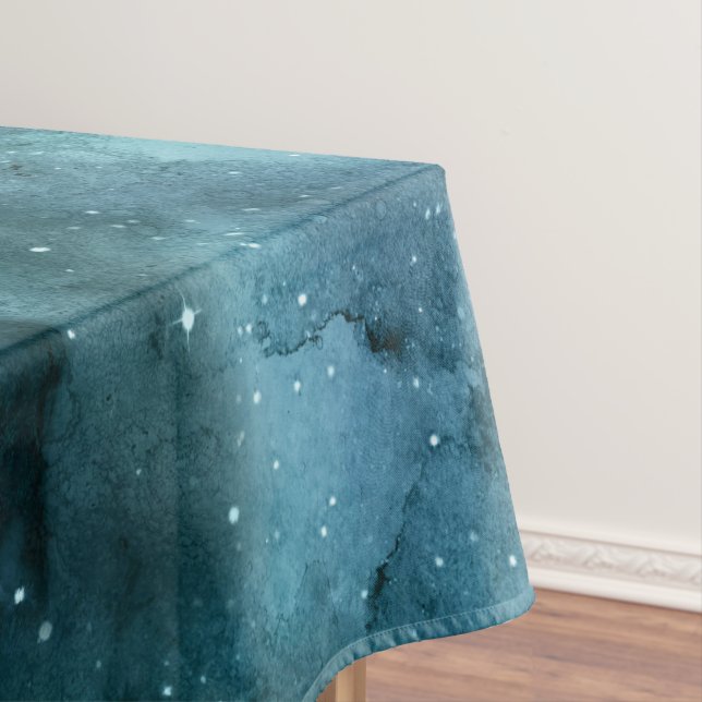 Toalha De Mesa Design da Série Galáxia Azul (Posição Original)