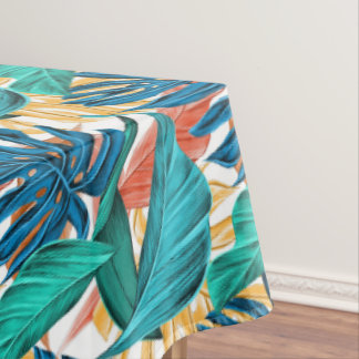 Toalha De Mesa Design de Paraíso Folha Tropical para Na moda