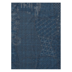 Toalha De Mesa design do bordado do Sashiko-estilo -