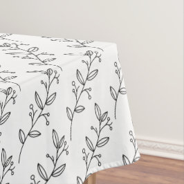 Toalha De Mesa DESIGN EDITÁVEL de casamento minimalista natural o