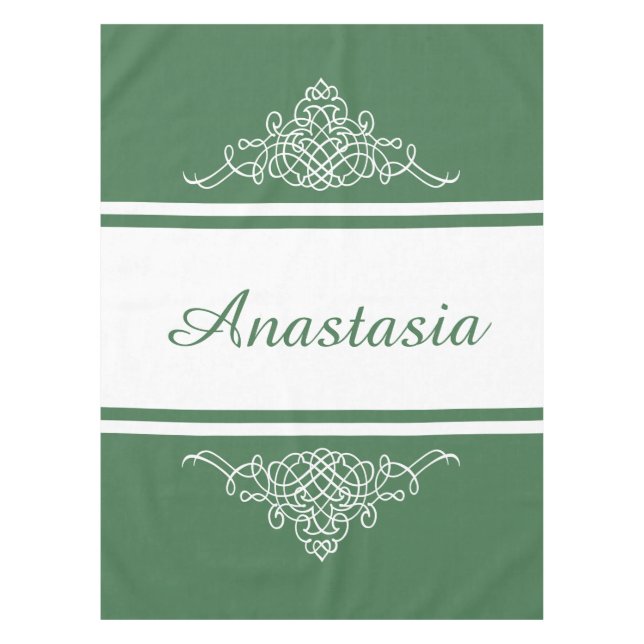 Toalha De Mesa Design floral elegante (Frente)