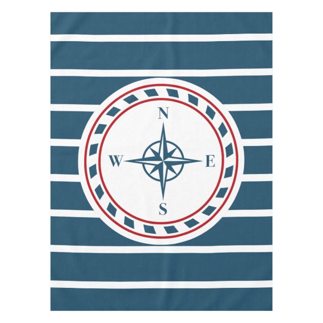 Toalha De Mesa Design náutico (Frente)