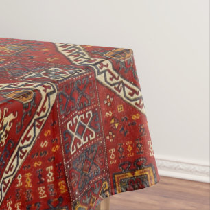 Toalha De Mesa Design oriental do tapete na obscuridade -