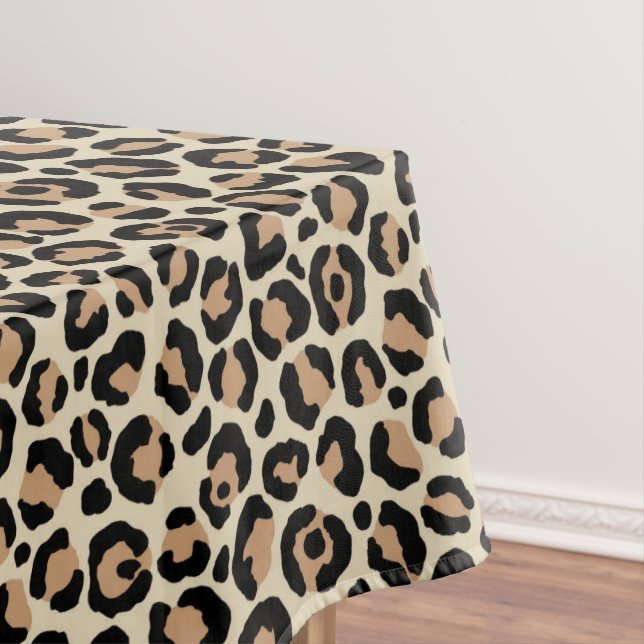 Toalha De Mesa Design Série Clássica Leopardo 9 (Posição Original)