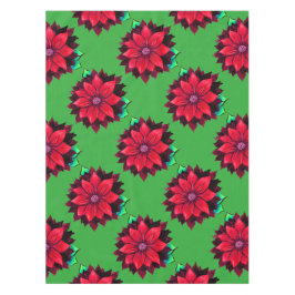 Toalha De Mesa Design VERMELHO CLÁSSICO da POINSÉTIA