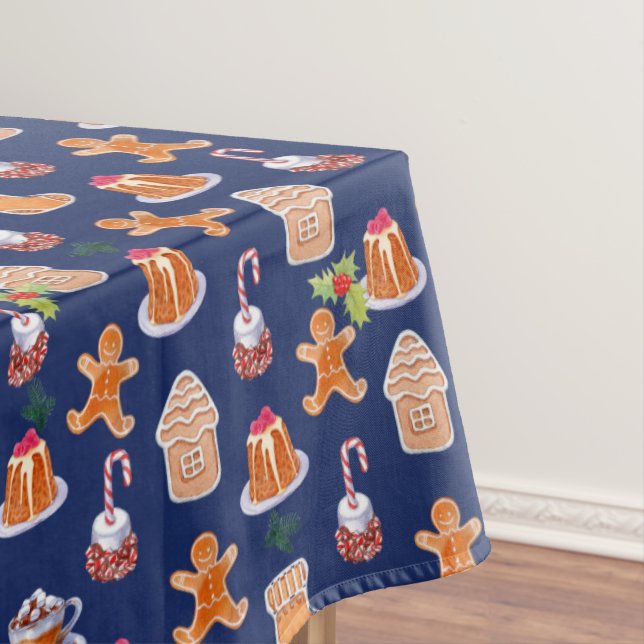Toalha De Mesa Desserts de Natal (Posição Original)