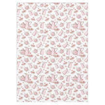 Desserts de padaria, cor-de-rosa e branco, de aqua