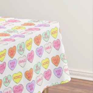 Toalha De Mesa Dia de os namorados de Pastel Corações Adoráveis