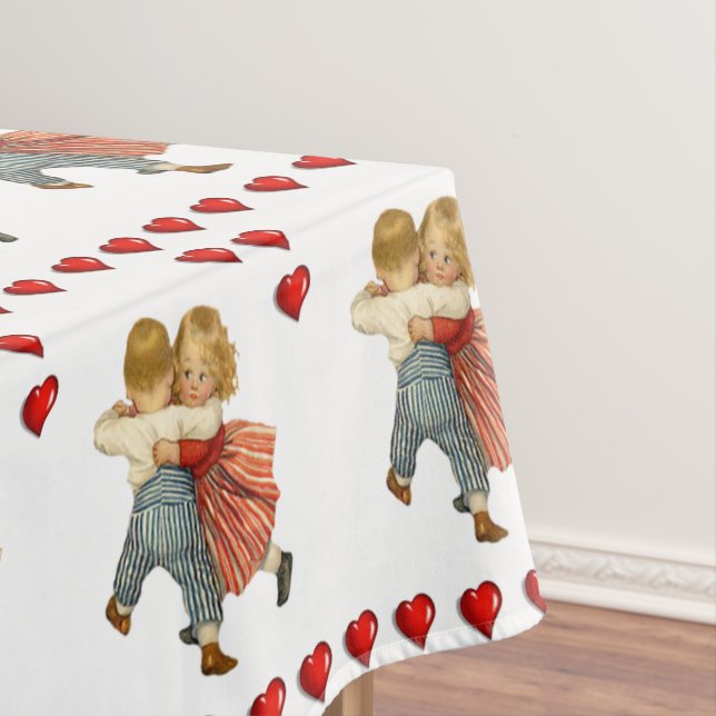 Toalha De Mesa Dia de os namorados Tablecloth (Posição Original)