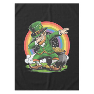 Toalha De Mesa Dia de São Patrício Dança Dab Leprechaun Dab