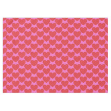 Dia dos Namorados Padrão de Coração Rosa e Vermelh