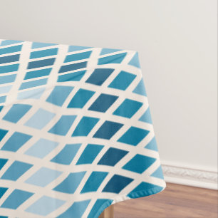 Toalha De Mesa Diamante azul Ombre