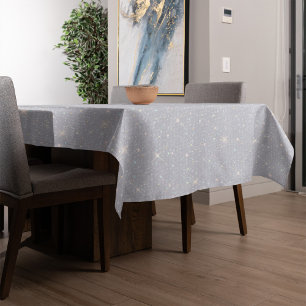 Toalha De Mesa Diamante Branca de Espumantes de Textura Luminosa