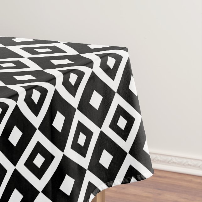 Toalha De Mesa Diamante Preto (Posição Original)