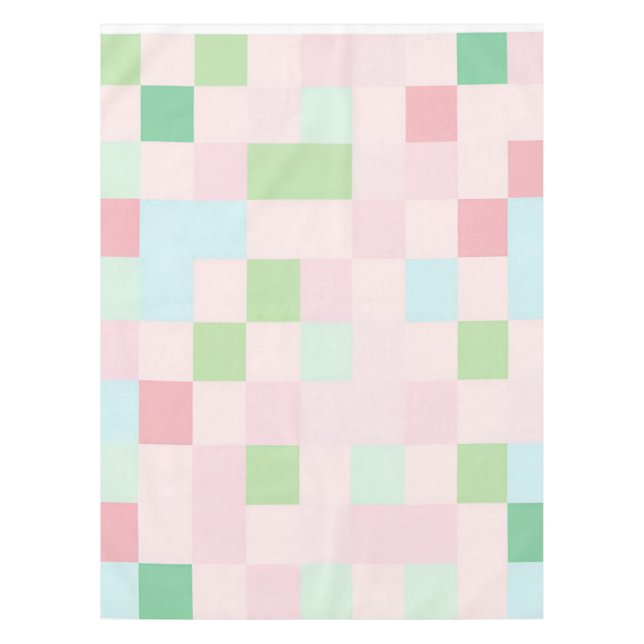 Toalha De Mesa Dinheiro de Primavera de Pastel controlado com Cot (Frente)