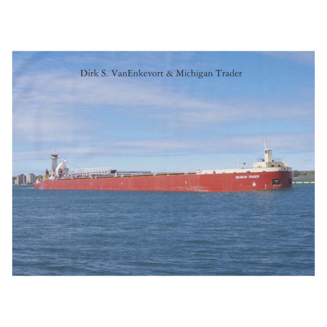 Toalha De Mesa Dirk S. VanEnkevort & Michigan tablecloth (Frente (Horizontal))