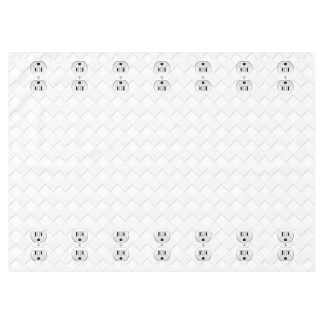 Toalha De Mesa Disjunção de tomada elétrica Personaliza isso (Frente (Horizontal))