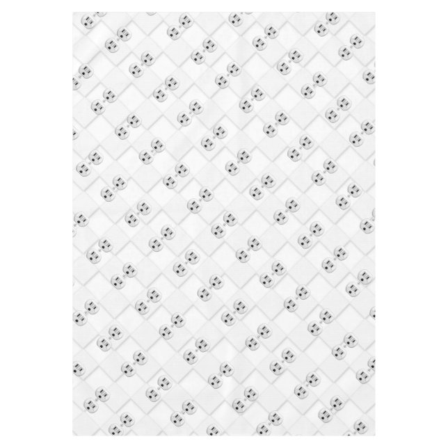 Toalha De Mesa Disjunção de tomada elétrica Personaliza isso (Frente)