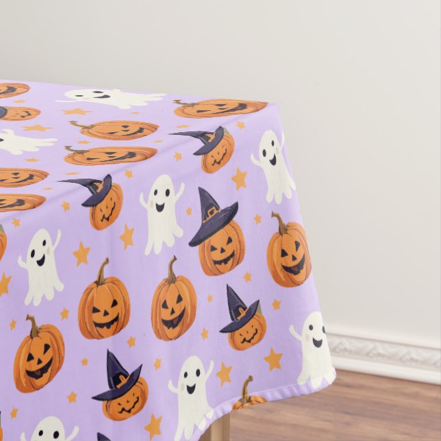 Toalha De Mesa Diversão no Halloween Fantasmas & Abóboras (Posição Original)