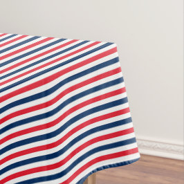 Toalha De Mesa Diversão Vermelho Branco e Azul Celebração Patriót
